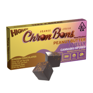 Highatus Chron Bons Peanuts Butter & Jelly Rosin Chocolates 100mg
