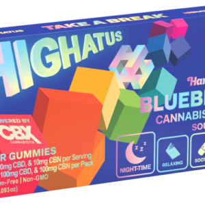 Highatus Blueberry Gummies 100mg