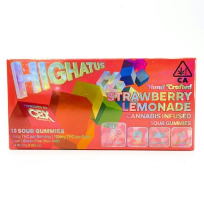 Highatus Strawberry Lemonade Gummies 100mg
