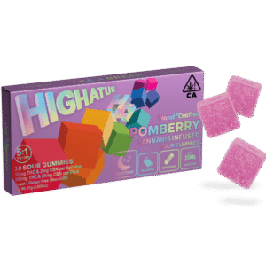 Highatus Pomberry Sour Gummies 100mg